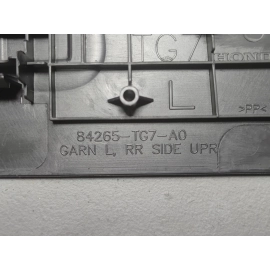 2019-2022 HONDA PILOT REAR DRIVER SIDE DOOR UPPER SILL SCUFF PLATE COVER OEM