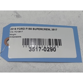 2018-202 FORD F150 2.7L HEATER HVAC WATER HOSE PIPE LINE TUBE OEM