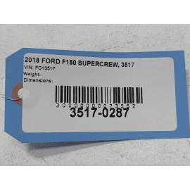 2018-2020 FORD F150 2.7L ENGINE COOLANT PIPE LINE OIL COOLER COOLANT OEM