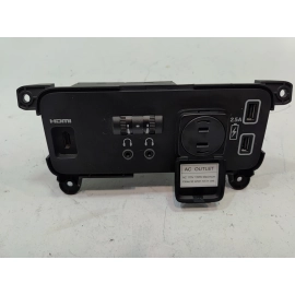 2019-2022 HONDA PILOT CENTER CONSOLE REAR MEDIA PANEL W/ POWER OUTLET OEM