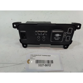 2019-2022 HONDA PILOT CENTER CONSOLE REAR MEDIA PANEL W/ POWER OUTLET OEM