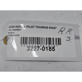 2016-2022 Honda Pilot Rear Center Third 3rd Row Seat Belt Seatbelt Retractor OEM