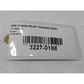 2019-2021 Honda Pilot Touring AWD Traction Control Computer Module Unit OEM