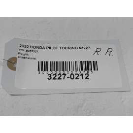 HONDA PILOT REAR RIGHT SIDE DOOR SILL SCUFF PLATE TRIM COVER 2019-2022 OEM