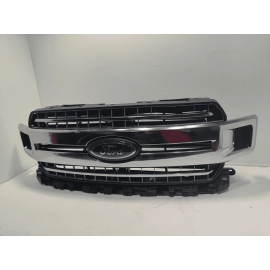 2018-2020 FORD F-150 FRONT BUMPER UPPER RADIATOR VENT GRILLE COVER W/SHUTTER OEM