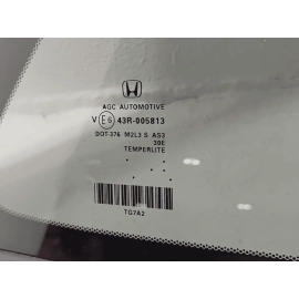 2019-2022 HONDA PILOT REAR RIGHT PASSENGER SIDE DOOR QUARTER GLASS WINDOW OEM