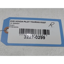 2019-2022 HONDA PILOT REAR RIGHT PASSENGER SIDE DOOR QUARTER GLASS WINDOW OEM