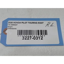 2016-2022 HONDA PILOT REAR DRIVER SIDE LIFTGATE TAILGATE HINGE OEM G542P