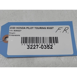 Honda Pilot Front Passenger Side Fender Wheel Arch Flare Molding OEM 2016-2022