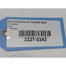 2019 - 2022 HONDA PILOT REAR BUMPER TOW TOWING TRAILER HITCH BAR W/ WIRING OEM