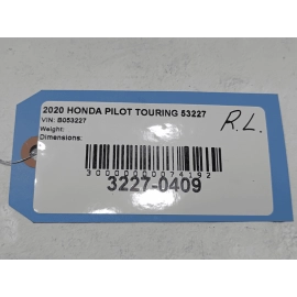 Honda Pilot AWD Rear Differential Driver Side Mount Bracket OEM 2016-2022