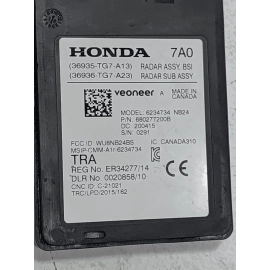 2019-2022 HONDA PILOT REAR LEFT DRIVER SIDE BLIND SPOT RADAR SENSOR MODULE OEM