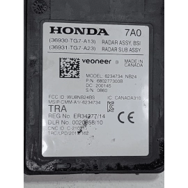 19-2022 HONDA PILOT REAR RIGHT PASSENGER SIDE BLIND SPOT RADAR SENSOR MODULE OEM
