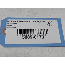 VOLKSWAGEN ATLAS FRONT RIGHT PASSENGER SIDE SUNVISOR SUN VISOR 2018-2025 OEM