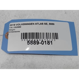 18-24 VOLKSWAGEN ATLAS S SE CONSOLE REAR HVAC HEATER CLIMATE CONTROL SWITCH OEM