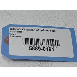 Volkswagen Atlas Front Windshield Rain Humidity Sensor 2018-2024 OEM