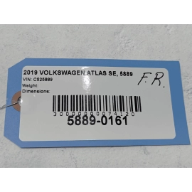 2018-2023 Volkswagen Atlas Front or Rear Passenger Door Exterior Handle OEM 0Q0Q