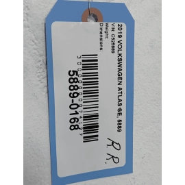 Volkswagen Atlas Rear Passenger Door Window Glass Run Channel Seal OEM 2018-2024