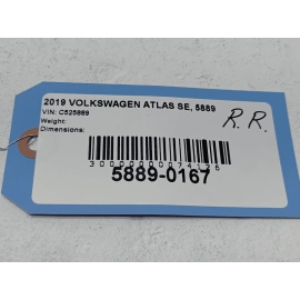 2018-2025 VOLKSWAGEN ATLAS Rear Passenger Side Door Fixed Window Vent Glass OEM