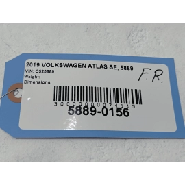 2018 - 2025 VOLKSWAGEN ATLAS FRONT RIGHT PASSENGER SIDE DOOR WINDOW GLASS OEM