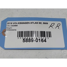 2018-2020 VOLKSWAGEN ATLAS REAR PASSENGER DOOR WIRING HARNESS WIRE OEM