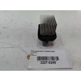 HONDA PILOT HVAC BLOWER MOTOR RESISTOR TRANSISTOR OEM 2016-2024 HONDA PILOT HVAC BLOWER MOTOR RESISTOR TRANSISTOR OEM 2016-2024
