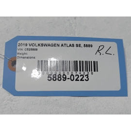 2018-2025 VOLKSWAGEN ATLAS REAR LEFT DRIVER SIDE DOOR WINDOW BELT MOLDING OEM 2018-2025 VOLKSWAGEN ATLAS REAR LEFT DRIVER SIDE DOOR WINDOW BELT MOLDING OEM