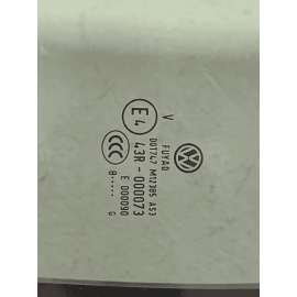 VOLKSWAGEN ATLAS REAR LEFT DRIVER SIDE DOOR FIXED WINDOW GLASS OEM 2018 - 2025