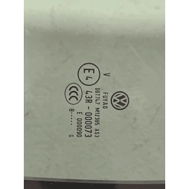 VOLKSWAGEN ATLAS REAR LEFT DRIVER SIDE DOOR FIXED WINDOW GLASS OEM 2018 - 2025 VOLKSWAGEN ATLAS REAR LEFT DRIVER SIDE DOOR FIXED WINDOW GLASS OEM 2018 - 2025