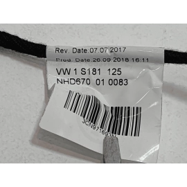 2018-2019 VOLKSWAGEN ATLAS  REAR DRIVER DOOR WIRE WIRING HARNESS OEM 2018-2019 VOLKSWAGEN ATLAS  REAR DRIVER DOOR WIRE WIRING HARNESS OEM