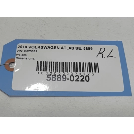 2018-2019 VOLKSWAGEN ATLAS  REAR DRIVER DOOR WIRE WIRING HARNESS OEM 2018-2019 VOLKSWAGEN ATLAS  REAR DRIVER DOOR WIRE WIRING HARNESS OEM