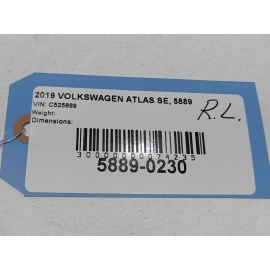 Volkswagen Atlas Rear Driver Door Exterior Handle 2018-2023 OEM Pure White 0Q0Q