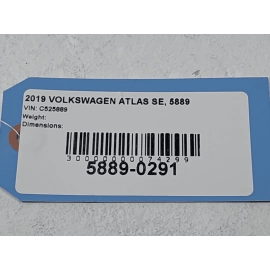 VOLKSWAGEN VW ATLAS 3.6L ENGINE COOLANT WATER HOSE TUBE PIPE LINE 2018-2020 OEM VOLKSWAGEN VW ATLAS 3.6L ENGINE COOLANT WATER HOSE TUBE PIPE LINE 2018-2020 OEM