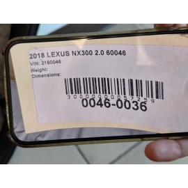 2018 - 2020 LEXUS NX300 REAR LEFT DRIVER SIDE INTERIOR DOOR PANEL TRIM OEM 2018 - 2020 LEXUS NX300 REAR LEFT DRIVER SIDE INTERIOR DOOR PANEL TRIM OEM