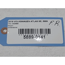 2019-2020  VOLKSWAGEN ATLAS  FRONT RIGHT PASSENGER  DOOR CONTROL MODULE UNIT OEM