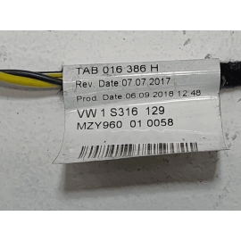 VOLKSWAGEN ATLAS REAR BUMPER TOW TOWING TRAILER HITCH BAR 2018-2020 W/ WIRIN OEM VOLKSWAGEN ATLAS REAR BUMPER TOW TOWING TRAILER HITCH BAR 2018-2020 W/ WIRIN OEM