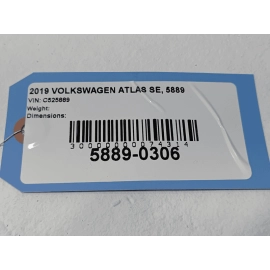 VOLKSWAGEN ATLAS REAR TRUNK FLOOR CARGO COVER 2018-2025 OEM VOLKSWAGEN ATLAS REAR TRUNK FLOOR CARGO COVER 2018-2025 OEM