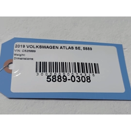 DEFECT! VOLKSWAGEN ATLAS REAR LEFT DRIVER SIDE DOOR SHELL 2018 - 2022 OEM 0Q0Q