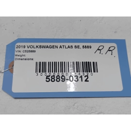 VOLKSWAGEN ATLAS REAR RIGHT PASSENGER FENDER LINER SPLASHGUARD 2018-2020 OEM VOLKSWAGEN ATLAS REAR RIGHT PASSENGER FENDER LINER SPLASHGUARD 2018-2020 OEM