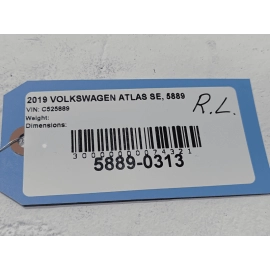 VOLKSWAGEN ATLAS REAR LEFT DRIVER FENDER LINER SPLASHGUARD 2018-2020 OEM VOLKSWAGEN ATLAS REAR LEFT DRIVER FENDER LINER SPLASHGUARD 2018-2020 OEM