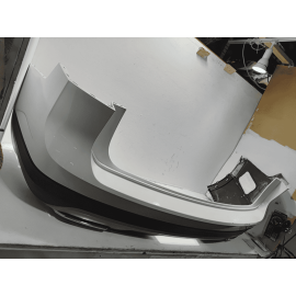 2018 - 2020 VOLKSWAGEN ATLAS REAR BUMPER COVER ASSEMBLY OEM 0Q0Q Pure White