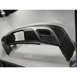 2018 - 2020 VOLKSWAGEN ATLAS REAR BUMPER COVER ASSEMBLY OEM 0Q0Q Pure White