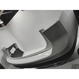 2018 - 2020 VOLKSWAGEN ATLAS REAR BUMPER COVER ASSEMBLY OEM 0Q0Q Pure White 2018 - 2020 VOLKSWAGEN ATLAS REAR BUMPER COVER ASSEMBLY OEM 0Q0Q Pure White