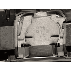 2018 - 2020 VOLKSWAGEN ATLAS REAR BUMPER COVER ASSEMBLY OEM 0Q0Q Pure White