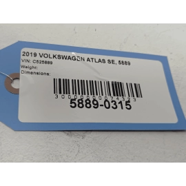 2018 - 2020 VOLKSWAGEN ATLAS REAR BUMPER COVER ASSEMBLY OEM 0Q0Q Pure White 2018 - 2020 VOLKSWAGEN ATLAS REAR BUMPER COVER ASSEMBLY OEM 0Q0Q Pure White