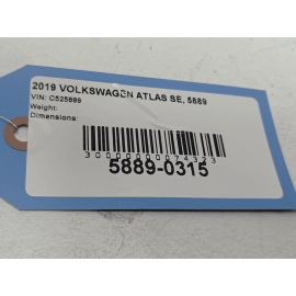 2018 - 2020 VOLKSWAGEN ATLAS REAR BUMPER COVER ASSEMBLY OEM 0Q0Q Pure White 2018 - 2020 VOLKSWAGEN ATLAS REAR BUMPER COVER ASSEMBLY OEM 0Q0Q Pure White