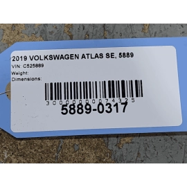 2020-2023 VOLKSWAGEN ATLAS VW 3.6L FRONT EXHAUST CENTER RESONATOR PIPE OEM 2020-2023 VOLKSWAGEN ATLAS VW 3.6L FRONT EXHAUST CENTER RESONATOR PIPE OEM
