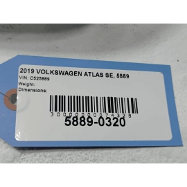 VOLKSWAGEN ATLAS LIFTGATE REAR DOOR TAILGATE W/ GLASS WHITE 0Q0Q 2018 - 2020 OEM VOLKSWAGEN ATLAS LIFTGATE REAR DOOR TAILGATE W/ GLASS WHITE 0Q0Q 2018 - 2020 OEM