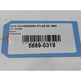 2018-2019 VOLKSWAGEN ATLAS FLOOR MAT CARPET COVER FLOOR FRONT AND REAR SET OEM