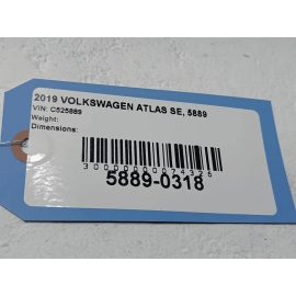 2019 - 2020 VOLKSWAGEN ATLAS FRONT BUMPER COVER PANEL WHITE 0Q0Q OEM 2019 - 2020 VOLKSWAGEN ATLAS FRONT BUMPER COVER PANEL WHITE 0Q0Q OEM